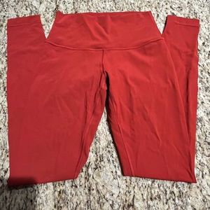 💗GET 20% OFF💗 Lululemon Wunder Under Hi-Rise Tight 28" - Bonfire